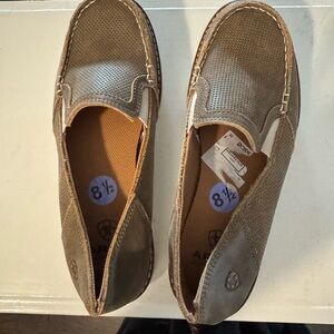 Ariat women Perforated Slip-On Loafers in Taupe